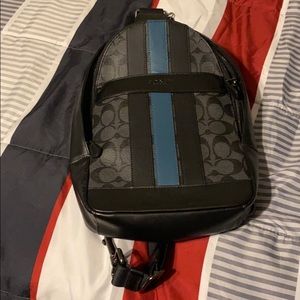 Coach backpack Black/Blue